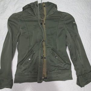 olive green jacket